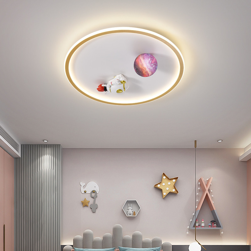 Nordic Children's Minimalist Ceiling Lamp Rectangle Girl Boy Planet Ceiling Lights(WH-MA-270)