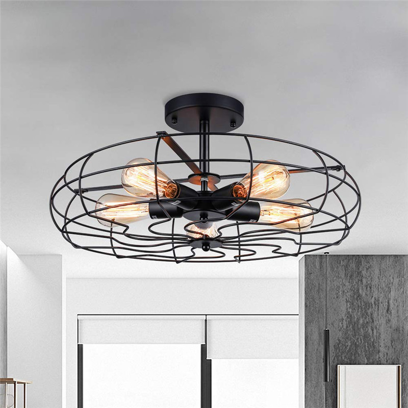 LED Pendant Lights Industrial Style Metal for Living Room Kitchen Retro Loft Pendants Ligh(WH-VP-188)