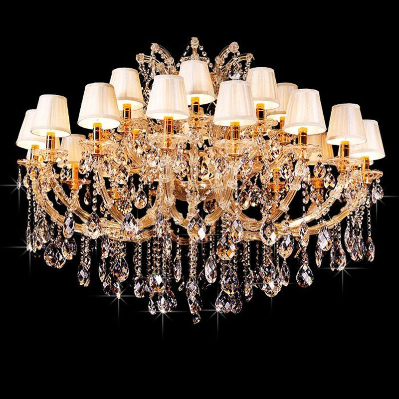 Floral crystal chandelier Gold Color For indoor Home Lighting (WH-CY-113)