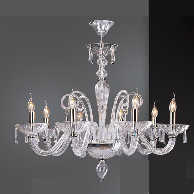 Entryway Glass chandelier High Quality With K9 Crystal (WH-CY-120)