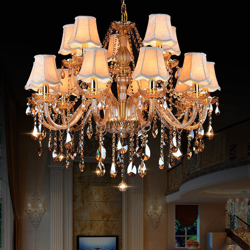 Amber crystal chandelier with Cheap Price (WH-CY-132)