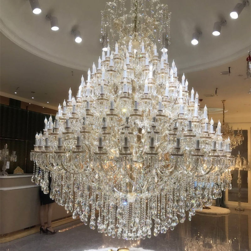 Extra large crystal chandeliers for Hotel Project Lighting (WH-CY-142)