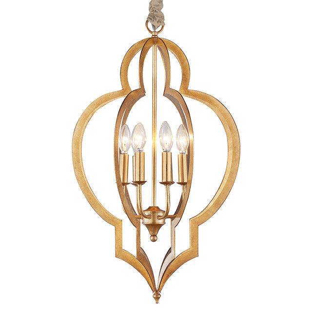 Cast iron wrought chandelier for indoor home pendant lamp (WH-CI-49)