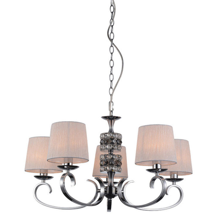 Floral crystal metal chandelier for home hotel lamp fixtures (WH-MI-19)