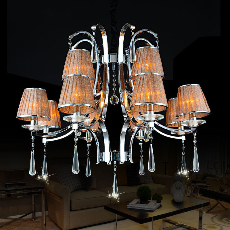 Extra large chandeliers modern style wth lamspahde (WH-MI-32)