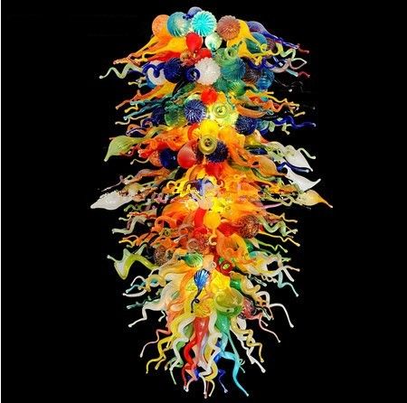 Hand blown murano glass chandelier for Living room Bedroom Lighting Fixtures (WH-BG-12)