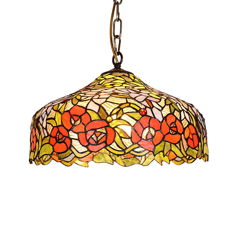 style stained glass pendant light chandelier (WH-TF-01)