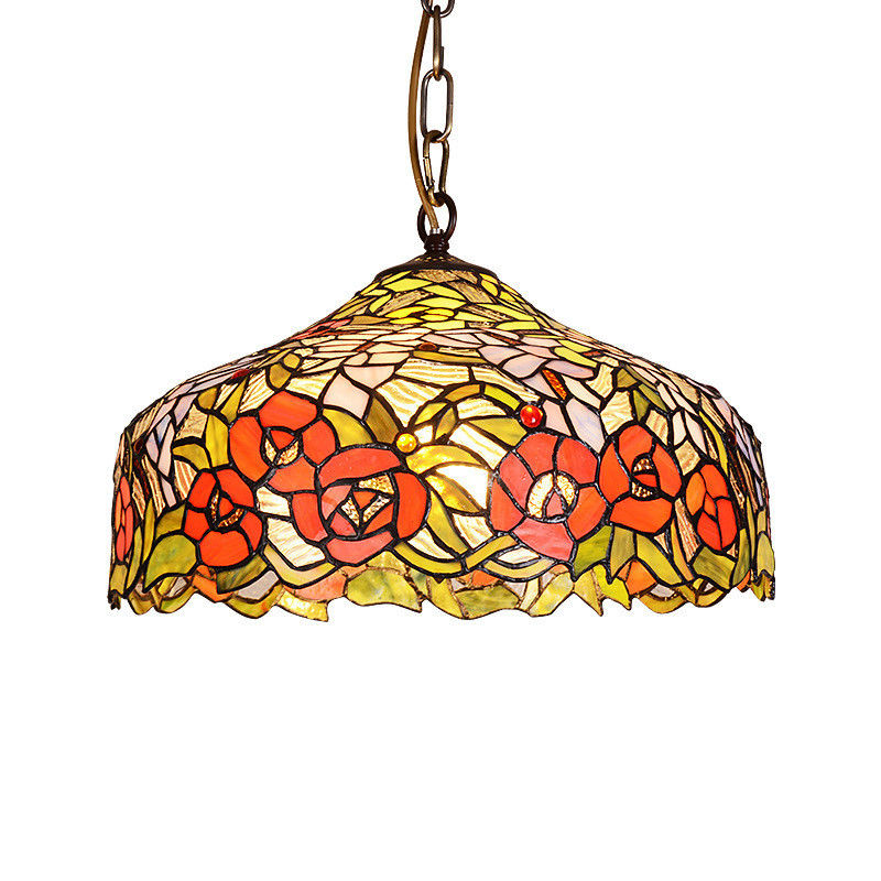 Tiffany style stained glass pendant light chandelier (WH-TF-01)