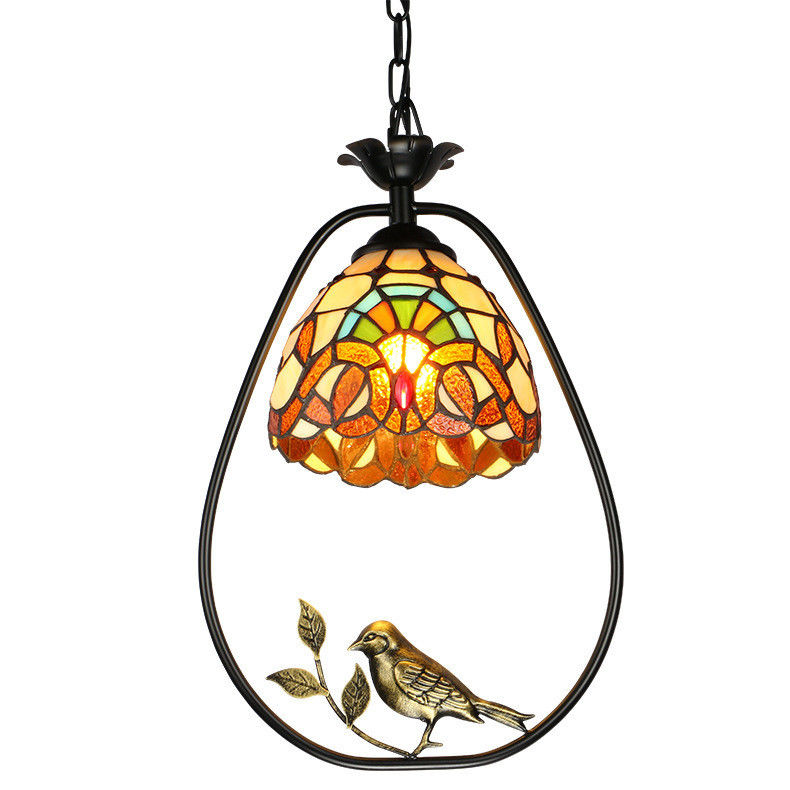 Hummingbird tiffany lamp Hanging Pendant Lamp Fixtures (WH-TF-08)
