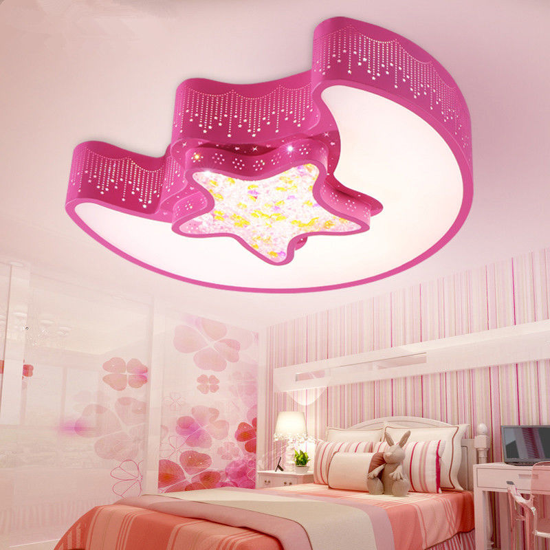 Latest ceiling light design Moon Shape For Kids room Children room Ceiling lamp (WH-MA-28)