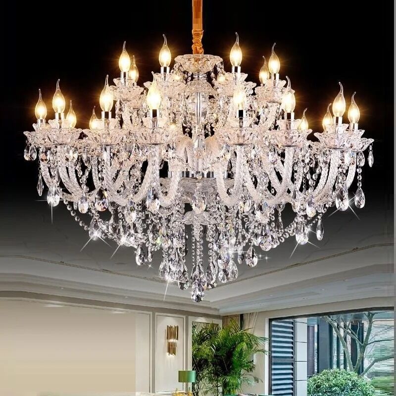 New Luxury K9 Modern Crystal Lustres De Cristal Lamps Chandeliers Sterling Chandelier（WH-AP-649）