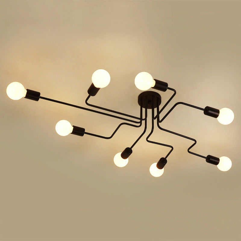 Vintage retro industrial ceiling lighting for indoor home Lighting Fixtures (WH-LA-12)