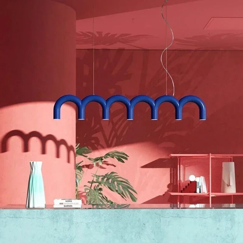 Decorative Arch LED Pendant Lamps Simple Modern Chandelier（WH-AP-684）