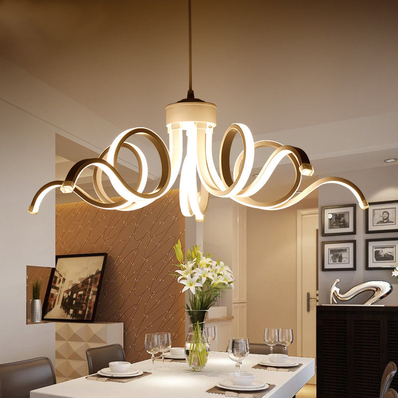 Modern nickel pendant light Led Modern Pendant Lighting Novelty Lustre (WH-AP-25)