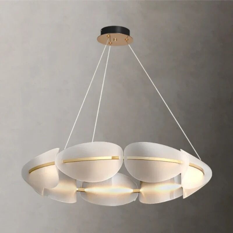 New Design Creative Acrylic LED Chandelier Nordic Modern Iron Gold Pendant Light （WH-AP-698）