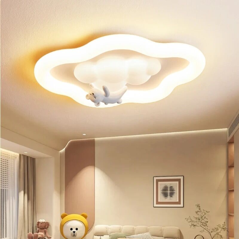 Baby Room Ceiling Lights Bedroom Decor Nursery Modern Cream Style Cloud Ceiling Lamps(WH-MA-299)