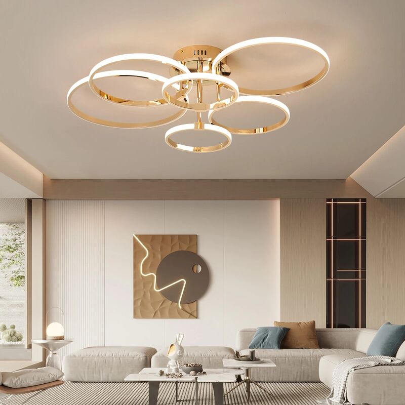 ceiling lamps living room Kitchen lamps bedroom Scandinavian luxury Ring Ceiling light(WH-MA-325)