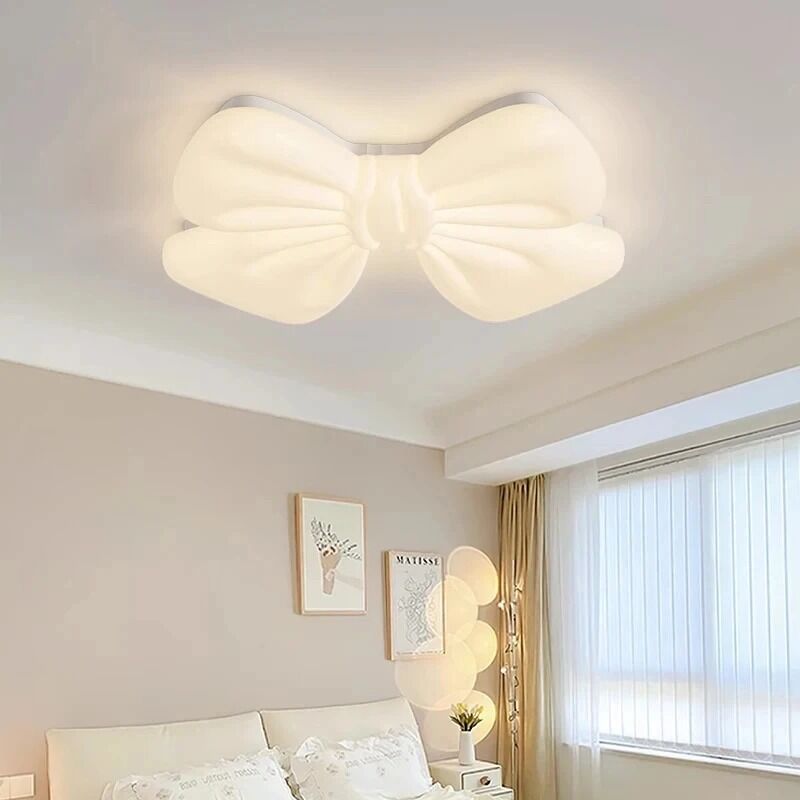 Dining Lamp Fixture Home Decorate Children's Room Creative Butterfly Knot Ceiling Lamp(WH-MA-338)