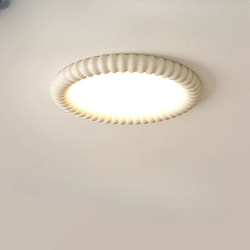 study ceiling light bedroom Modern Orange Green minimalist circular Cream style ceiling light(WH-MA-344)