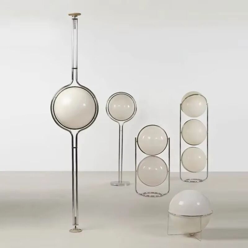 Art Deco Standing Light Bedside Living Room Hotel Acrylic Ball Lights Delord Floor Lamp(WH-MFL-194)
