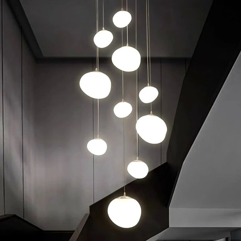 Modern Ceiling Chandeliers Creative Staircase Pendant Light(WH-NC-128)