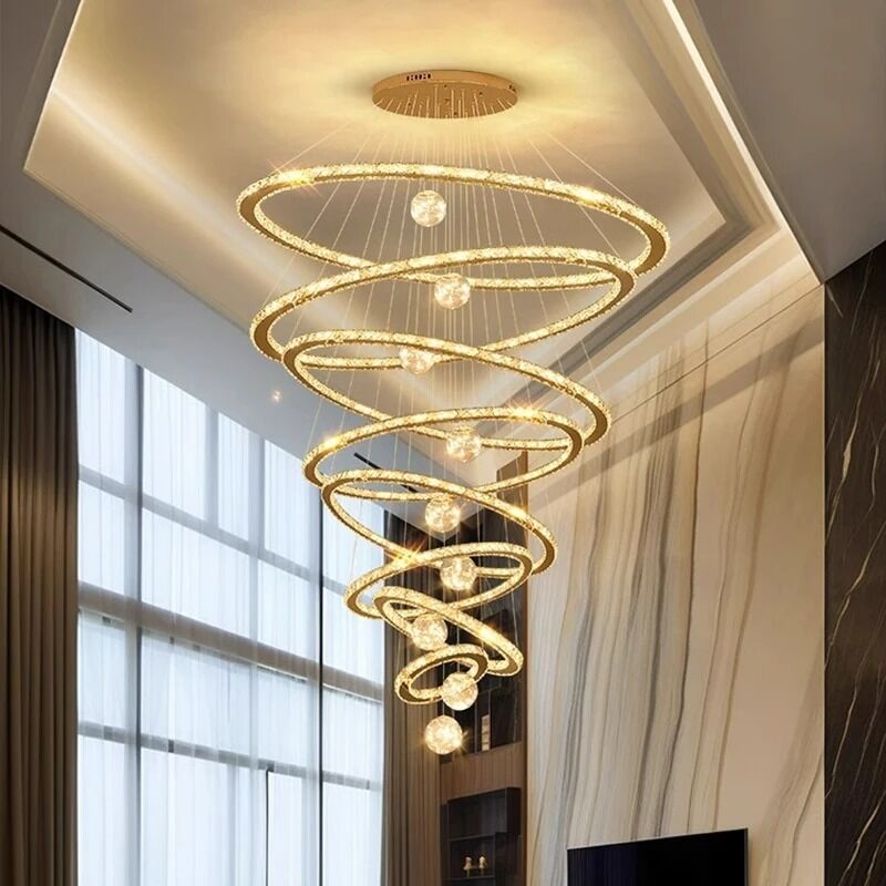 Nordic home decoration stair chandelier luxury Staircase Pendant Light(WH-NC-131)