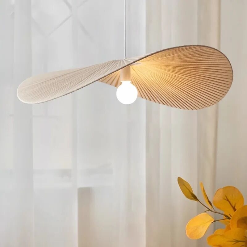 wabi sabi Pendant Lamp woven lampshades japanese hanging ceiling light Mediterrania Chandelier(WH-MI-493)