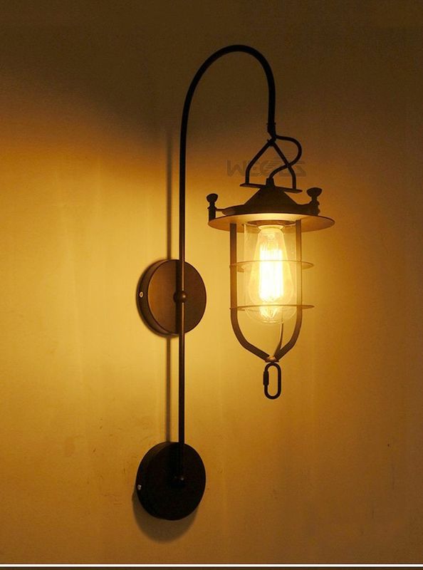 Creative vintage E27 edison glass wall light Sconce Lighting （WH-VR-50）