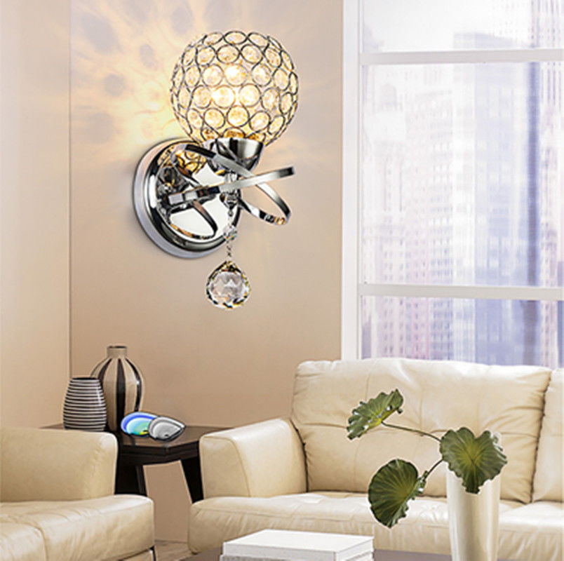 Indoor Wall lights luminaria home lighting living room modern led crystal wall lamp (WH-OR-150)