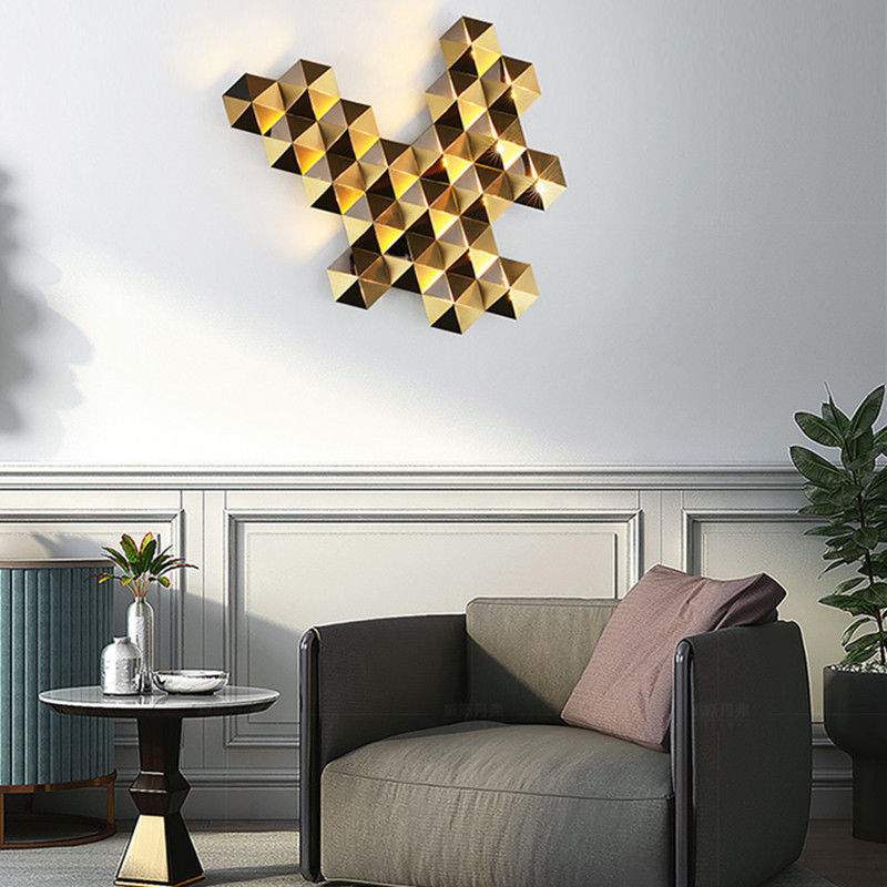 Modern Concave-convex Stainless Steel Wall Lamps Honeycomb wall lights(WH-OR-174)