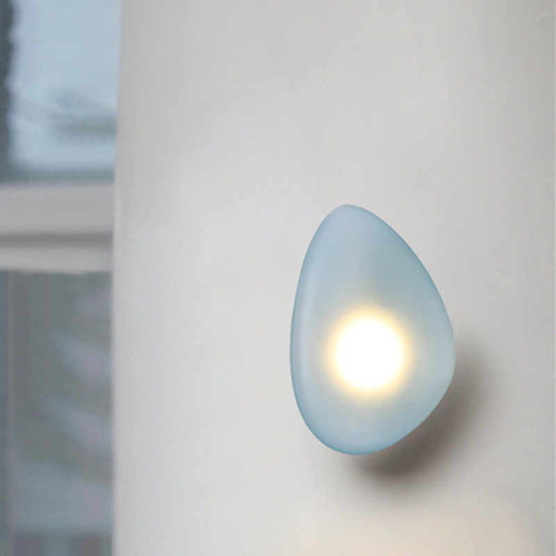 Nordic LED Wall Lamps Modern Glass Pebble Wall Light（WH-OR-216)