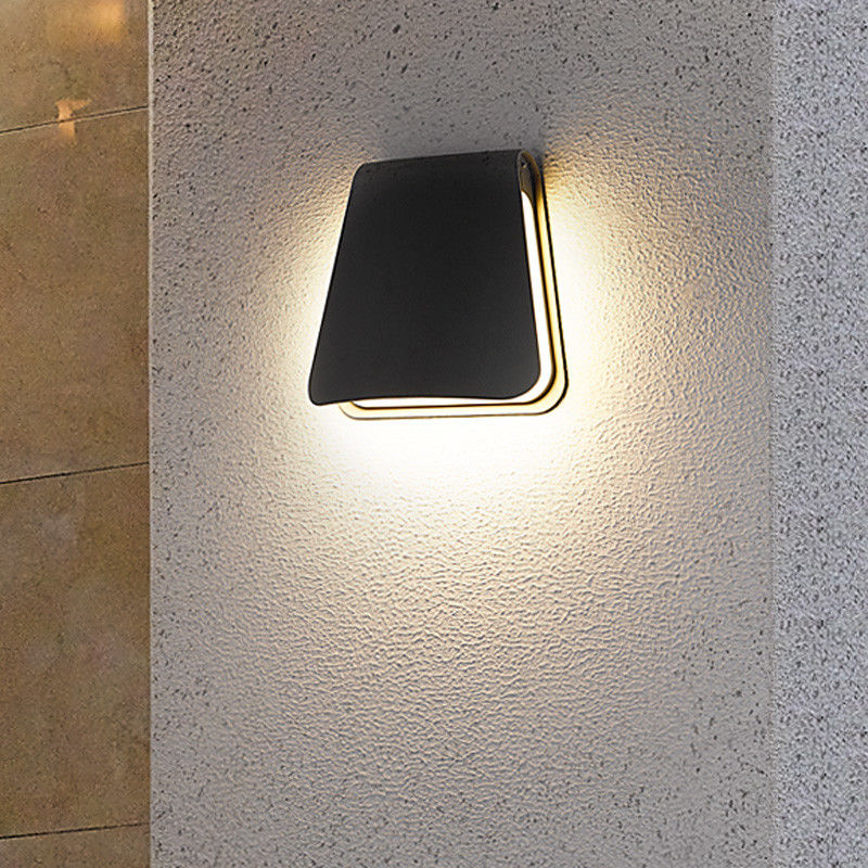 Modern creative fan imitation luminaria led aluminium art light fixtures wall lamps(WH-HR-31)