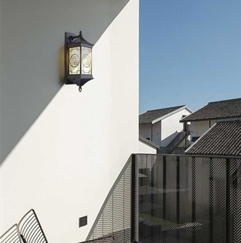 Modern new Chinese outdoor wall lamp waterproof courtyard outdoor terrace balcony outside wall light(WH-HR-68)