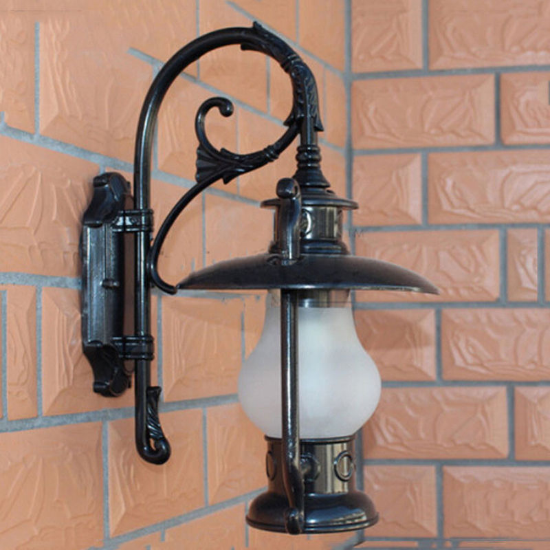 Outdoor wall light waterproof vintage lamp garden corridor villa sconce kerosene lamp(WH-HR-77)