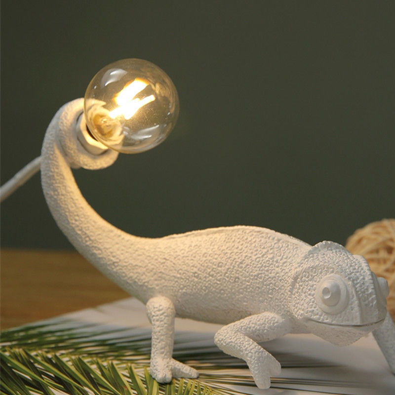 Seletti Chameleon Table Lamp Designer Resin Animal Table Lamps(WH-MTB-11)