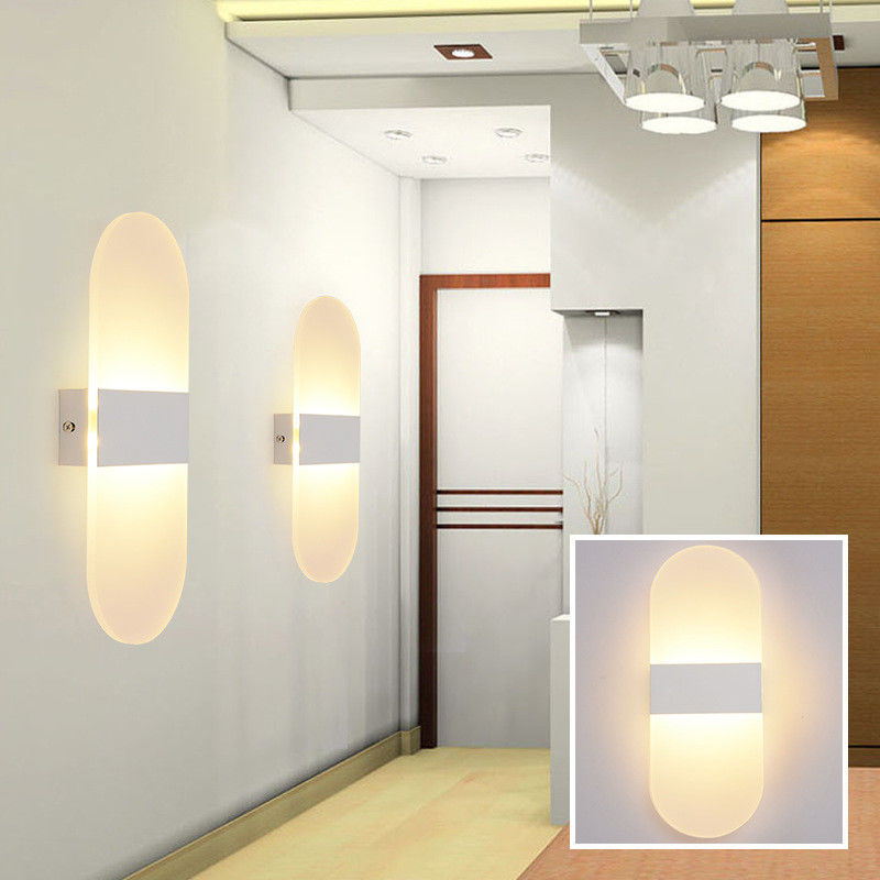 Modern LED Wall Lights Bathroom Lighting Acrylic Wall Lamps(WH-RC-04)