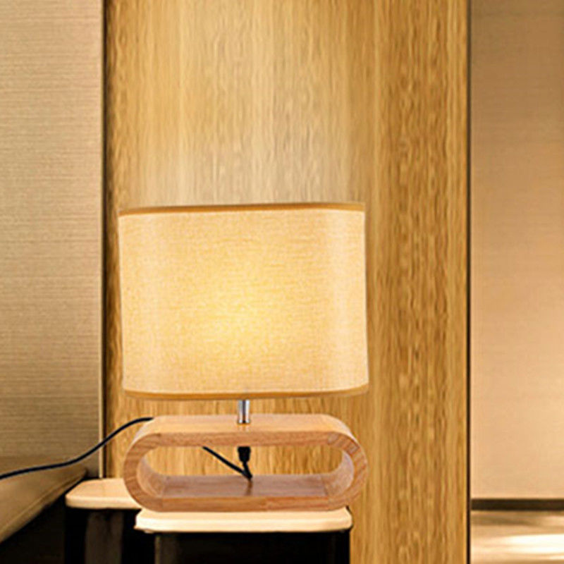 Nordic solid wood table lamp creative modern wood magnetic table lamp(WH-MTB-100)