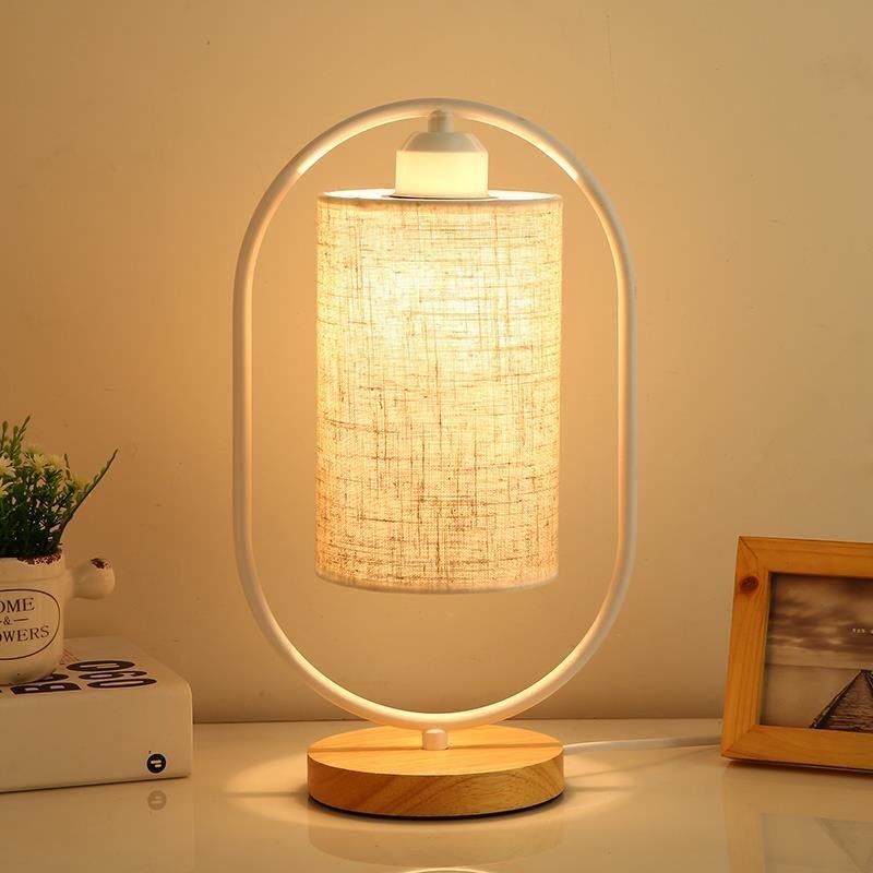 Chinese Style Table Lamp Bedroom Bedside Lights Vintage Wooden table lamp(WH-MTB-101)