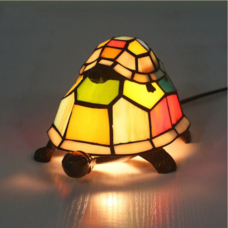 Tiffany Tortoise Table Lamp Bedroom Bedside Decoration bed side lamp(WH-TTB-75)