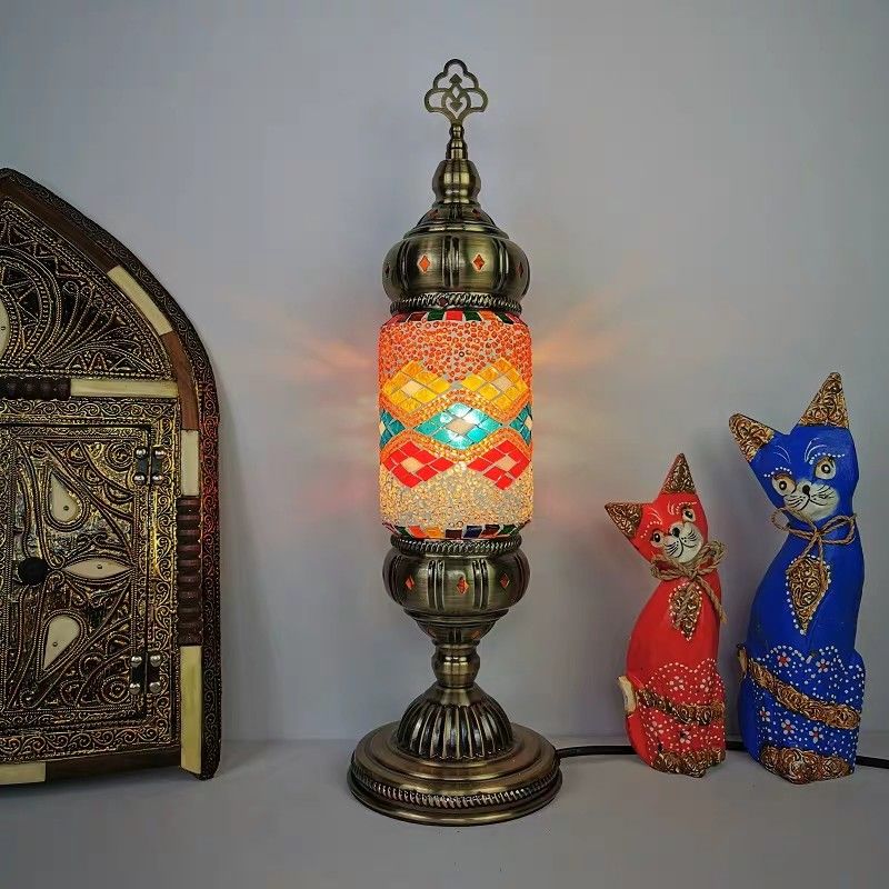 Southeast Asia Table Lamp Mediterranean Turkish E14 table lamps for bedroom bedside(WH-VTB-05)