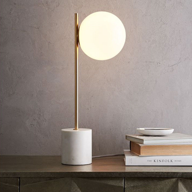 Minimalist Gold Plated Metal Table Lamp Luna Table Lamp(WH-MTB-183)