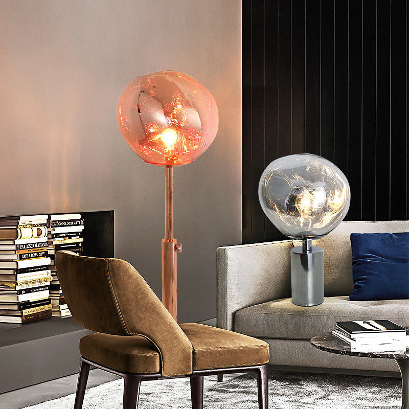 Postmodern Creative Melt floor lamp Acrylic LED lamp Lava Irregular Table Lights Living Room Bedside Lamp(WH-MFL-29)