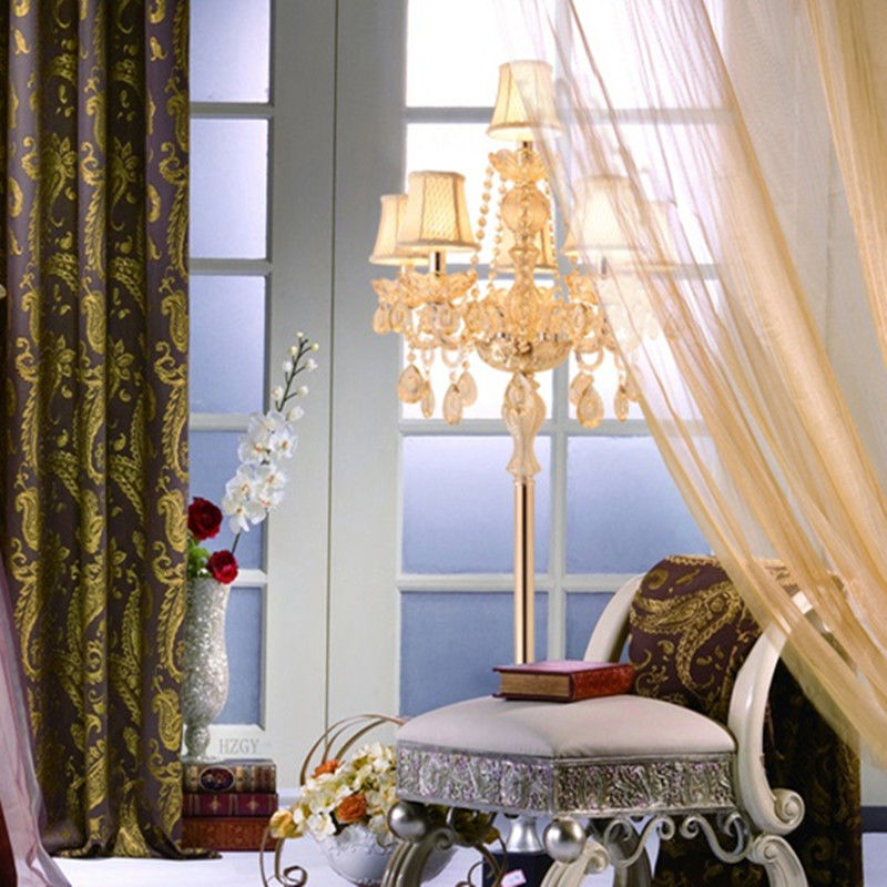 European floor lamps living room bedroom study wedding luxury crystal Floor lamp(WH-MFL-83)