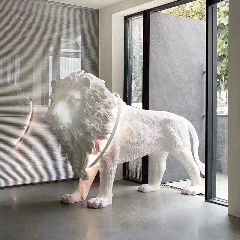 White lion LED floor lamp Living room Studio standing floor lamp(WH-VFL-17)