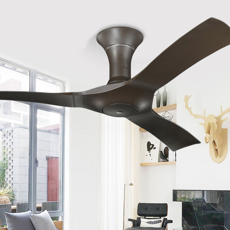 54 inch Ceiling Fan Lamp with Remote Control Modern wooden ceiling fan light(WH-CLL-06)