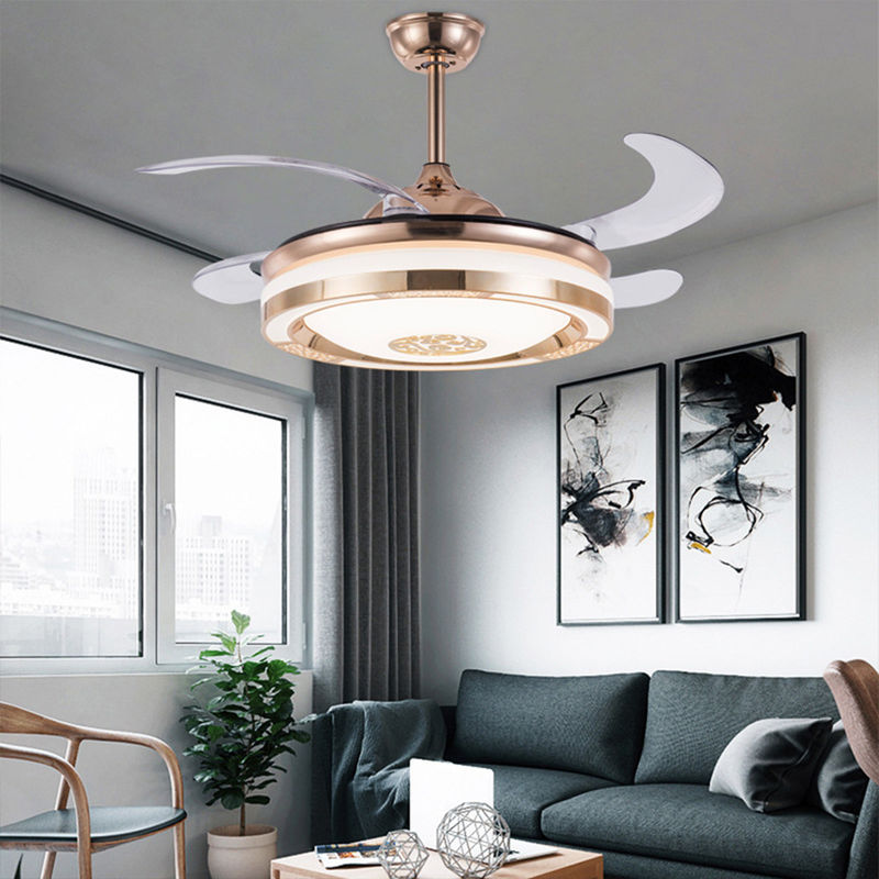 Invisible led ceiling fan light smat support ceiling fan with light(WH-VLL-02)