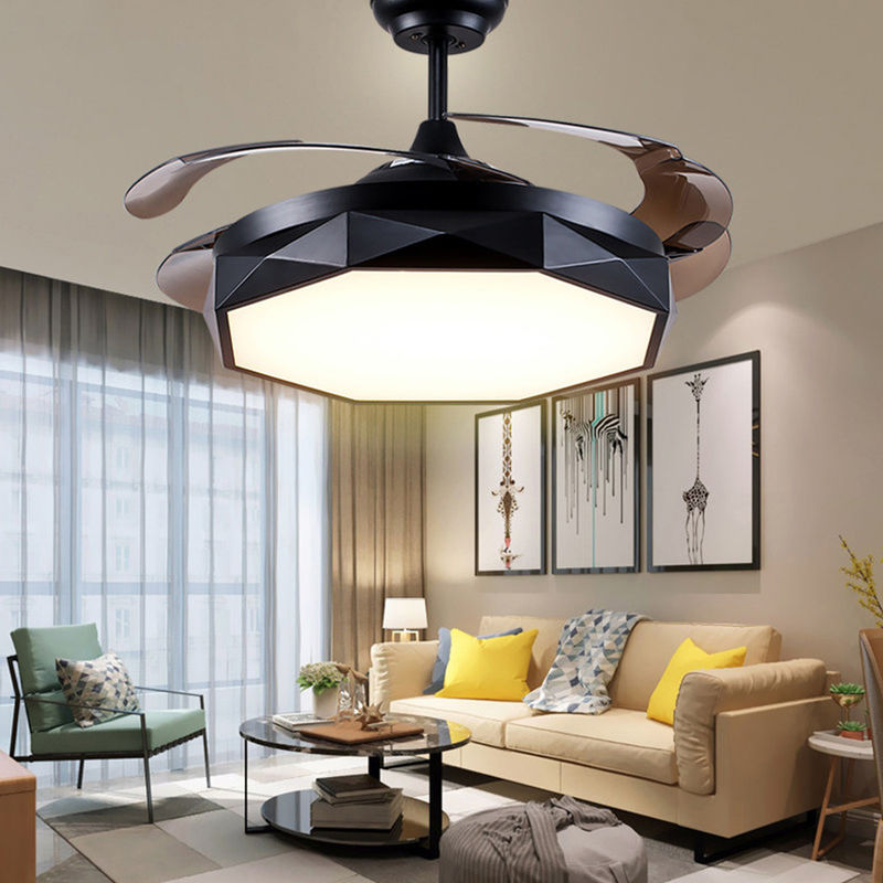 42 inch Ceiling Fan with Lights 110v 220v Remote Control ceiling fan lamp(WH-VLL-03)