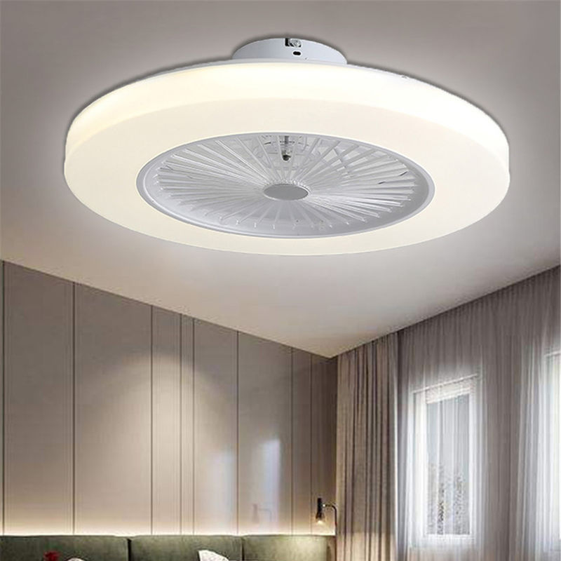 APP Control Ceiling Fans Light LED Dimming 110V 220V ceiling fan with lights remote control(WH-VLL-11)