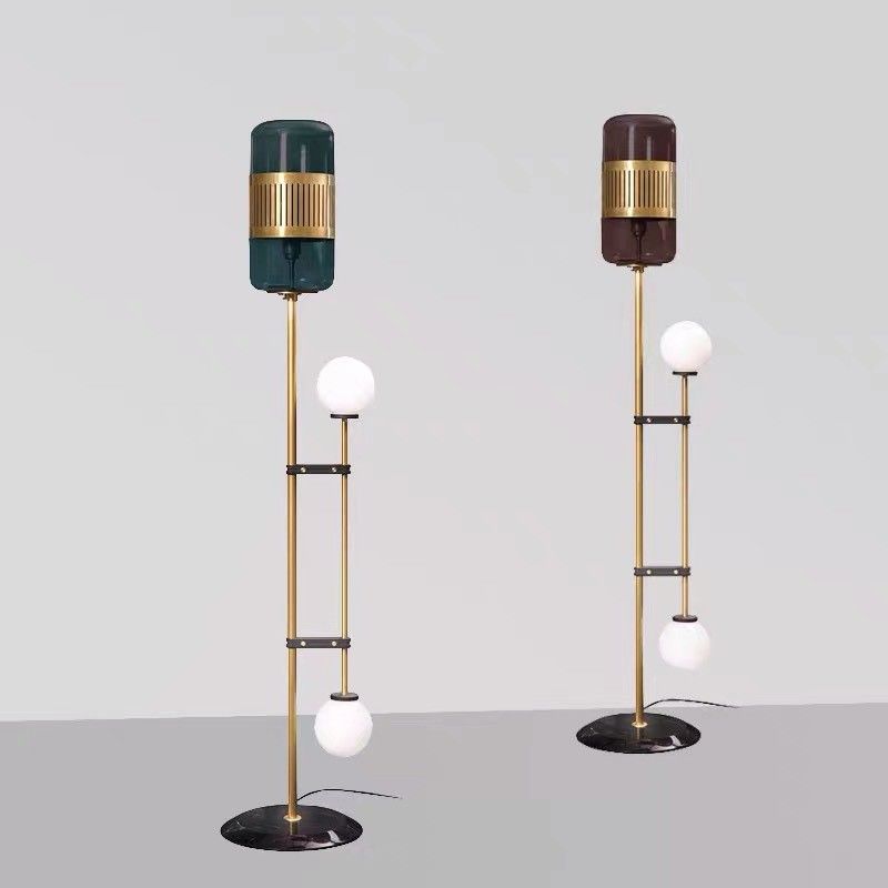 Nordic Floor Lamp Luxury Glass Floor Lights for Living Room Lizak Floor Lamp(WH-MFL-181)