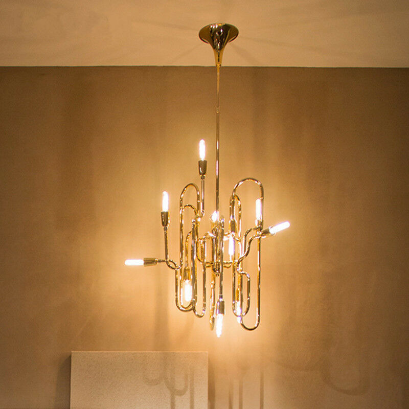 Creative Pendant Lamp Living Room Villa Gold Decor staircase chandelier Clark Chandelier(WH-MI-152)